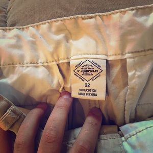 St. John's Bay Classic Fit Cream Shorts 32x32